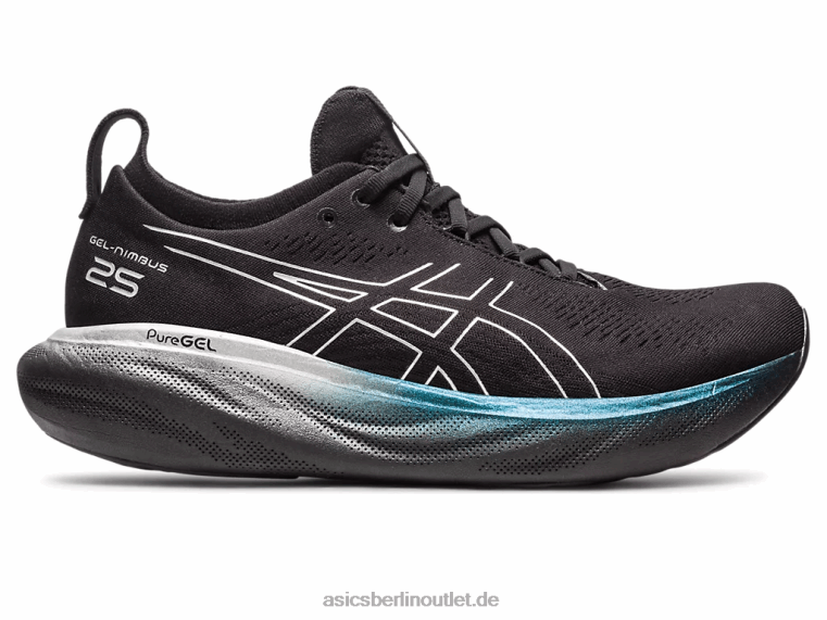 Gel-Nimbus 25 Platin BL4N342Asics schwarz/reines Silber