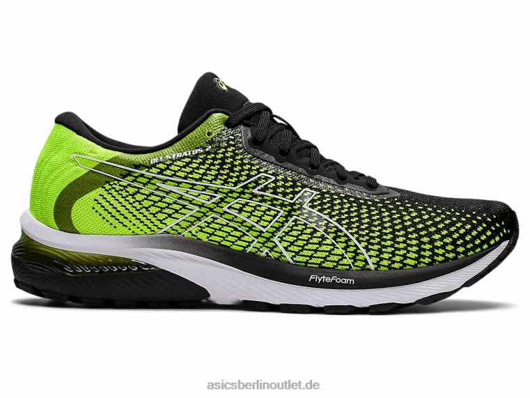 Gel-Stratus 2 gestrickt BL4N686Asics Sicherheitsgelb/Schwarz