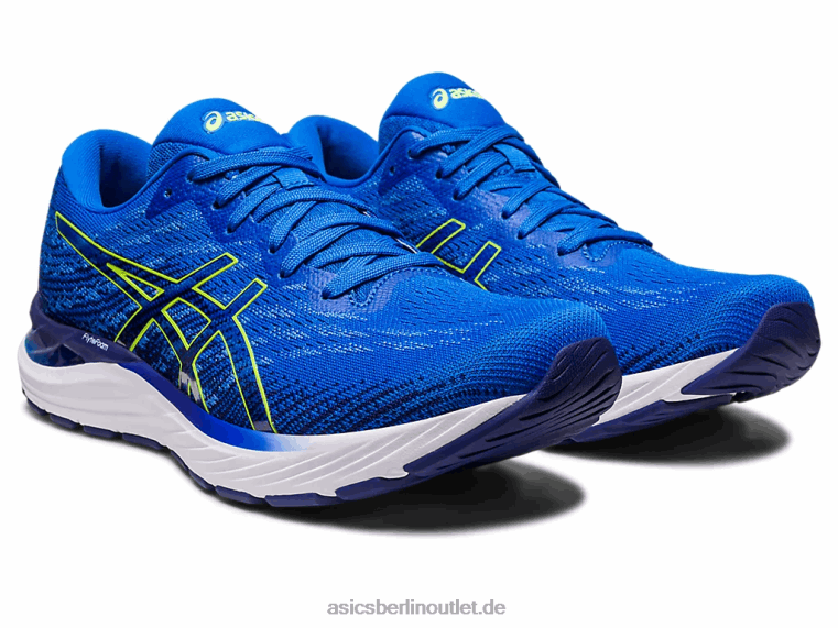 Gel-Stratus 3 gestrickt BL4N248Asics elektrisches Blau/Sicherheitsgelb
