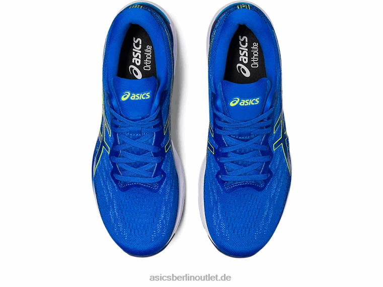 Gel-Stratus 3 gestrickt BL4N248Asics elektrisches Blau/Sicherheitsgelb