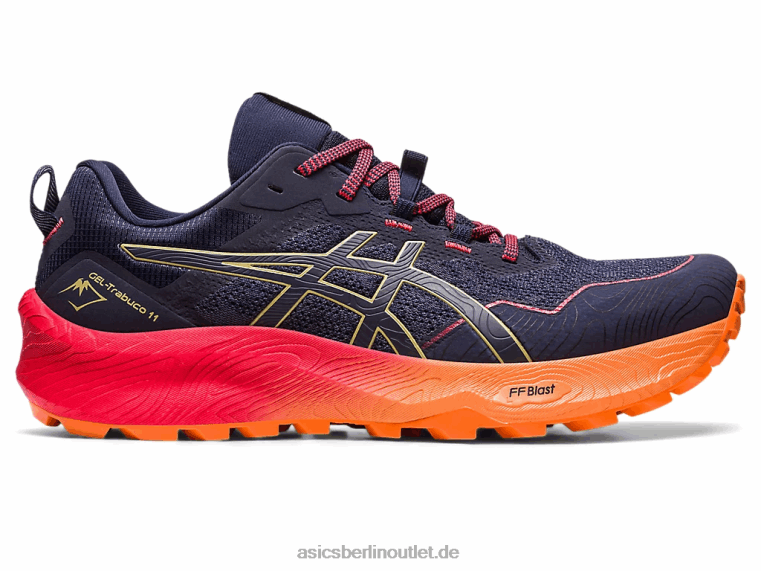 Gel-Trabuco 11 BL4N250Asics Indigoblau/Olivenöl