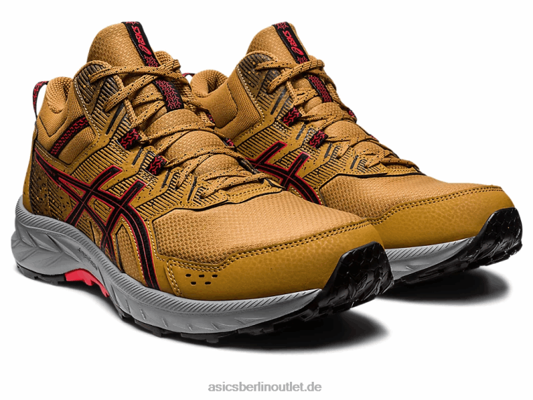 Gel-Venture 9 mt BL4N121Asics Tan Presidio/Electric Red
