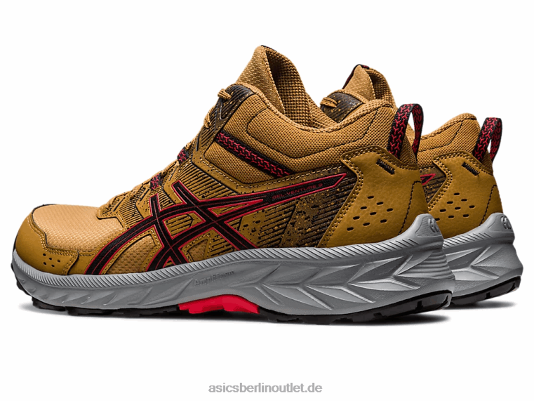 Gel-Venture 9 mt BL4N121Asics Tan Presidio/Electric Red