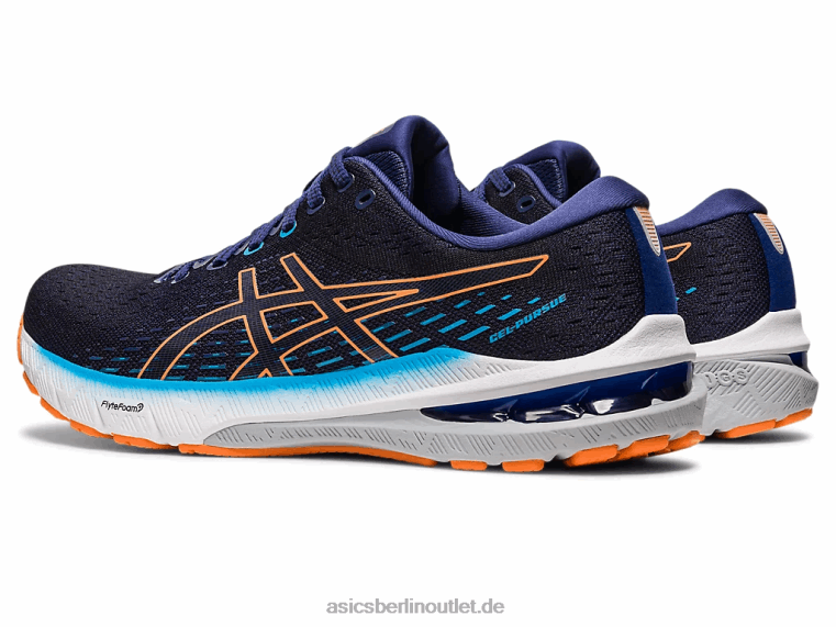 Gel-Verfolgung 8 breit BL4N386Asics Indigoblau/Sonnenpfirsich