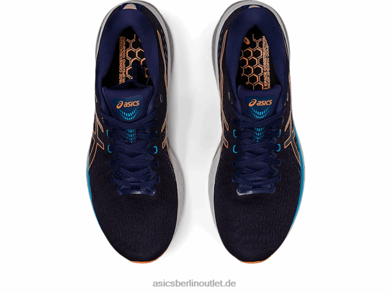Gel-Verfolgung 8 breit BL4N386Asics Indigoblau/Sonnenpfirsich