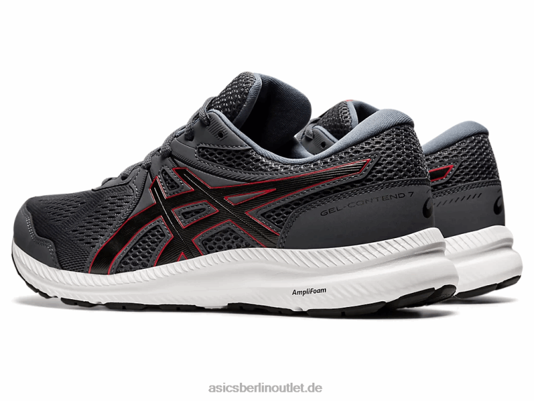 Gelgehalt 7 BL4N1947Asics Trägergrau/klassisches Rot