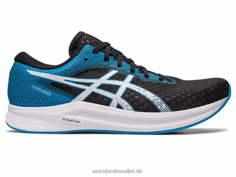 Hypergeschwindigkeit 2 BL4N491Asics Schwarz/Inselblau