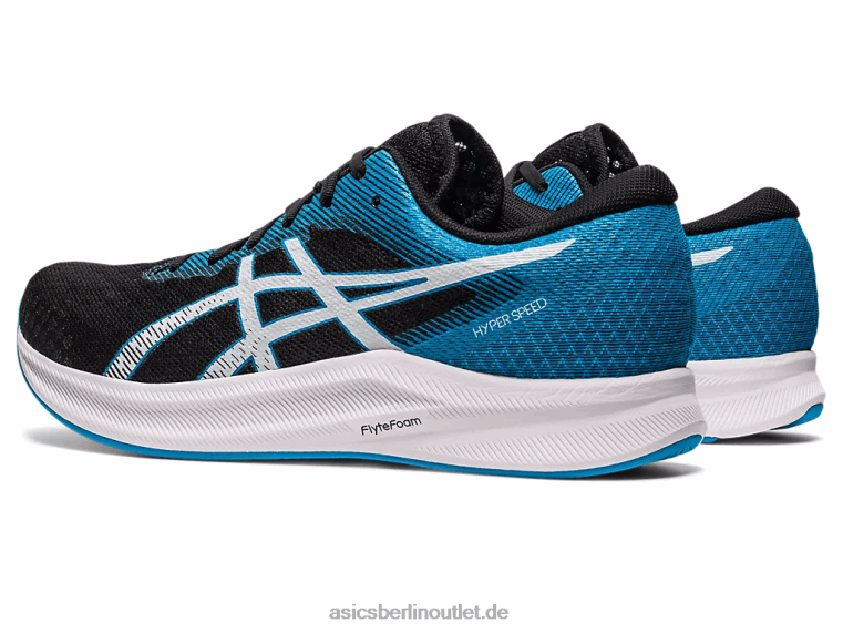 Hypergeschwindigkeit 2 BL4N491Asics Schwarz/Inselblau