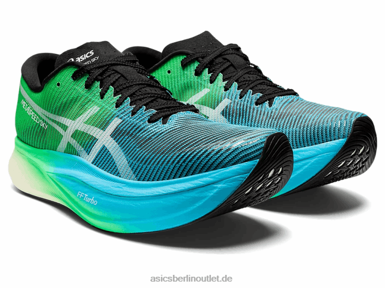 Metaspeed Sky+ BL4N877Asics schwarz/neues Blatt