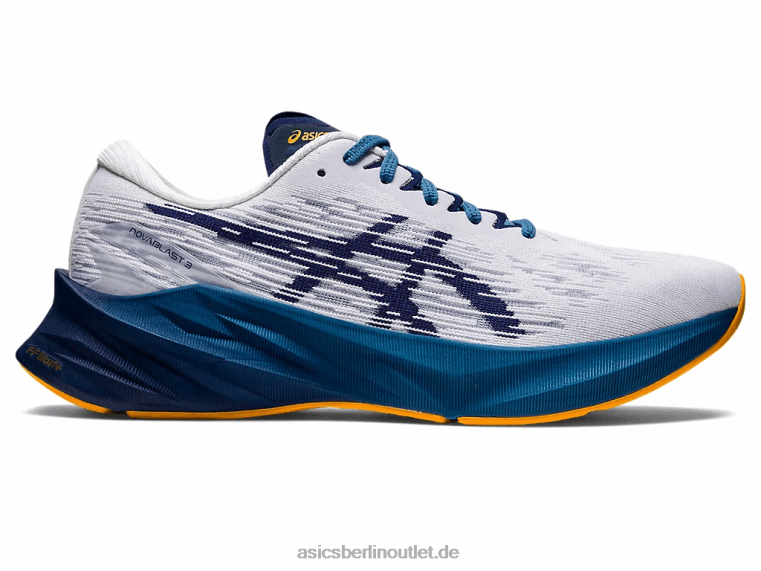 Novablast 3 BL4N925Asics weiß/tiefer Ozean