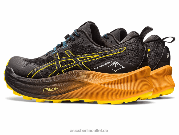 Trabuco Max 2 BL4N188Asics schwarz/goldgelb