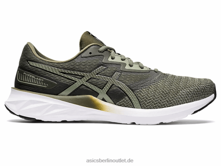 Zünder BL4N1578Asics olivfarbenes Canvas/Schwarz
