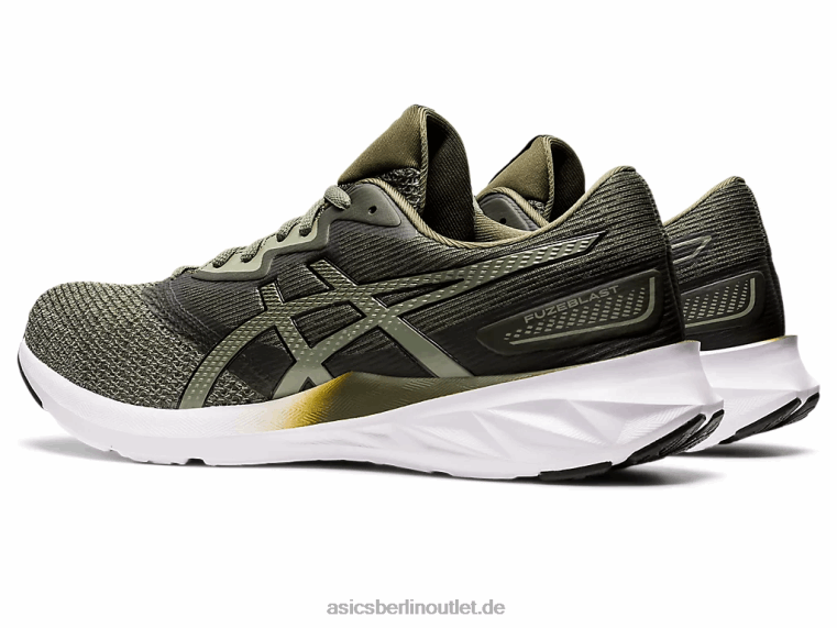 Zünder BL4N1578Asics olivfarbenes Canvas/Schwarz
