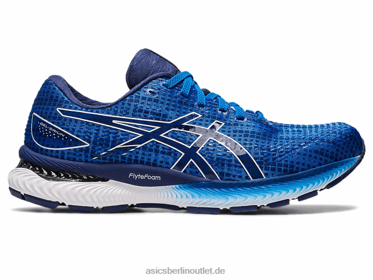 gel-saiun BL4N496Asics elektrisches Blau/Weiß