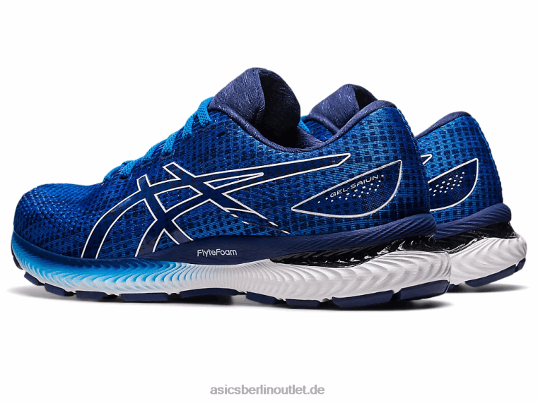 gel-saiun BL4N496Asics elektrisches Blau/Weiß