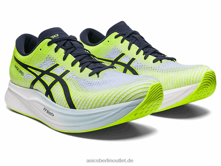 magische Geschwindigkeit 2 BL4N453Asics Gefahrengrün/Mitternacht