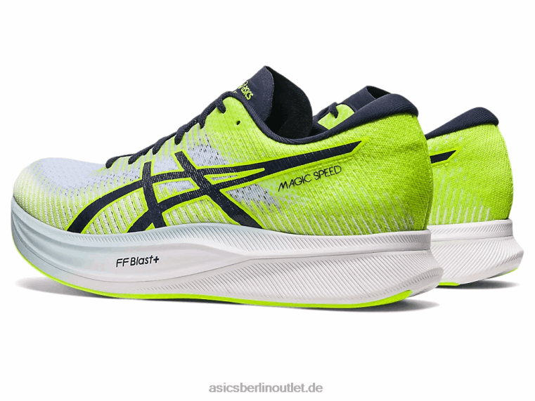 magische Geschwindigkeit 2 BL4N453Asics Gefahrengrün/Mitternacht