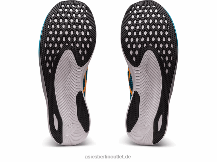 magische Geschwindigkeit 2 BL4N481Asics Inselblau/Orange-Pop