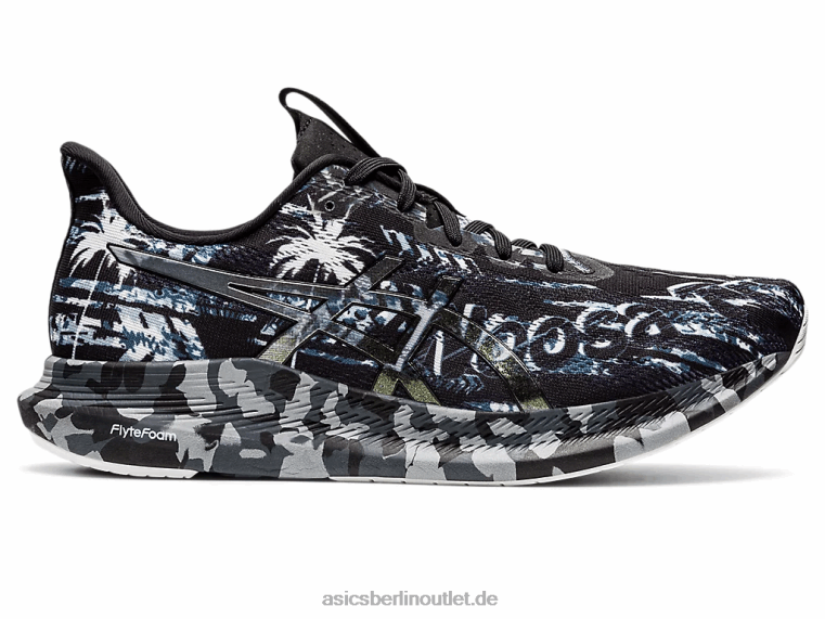 noosa tri 14 BL4N1027Asics schwarz/reines Silber