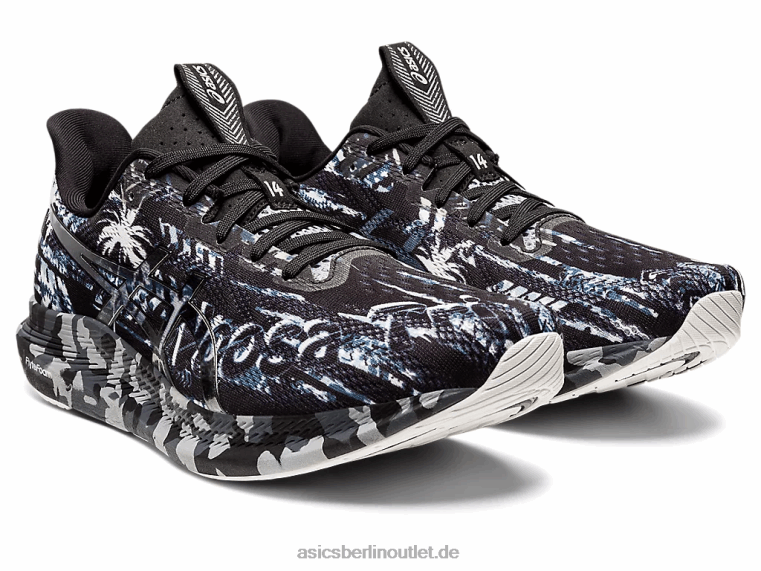 noosa tri 14 BL4N1027Asics schwarz/reines Silber