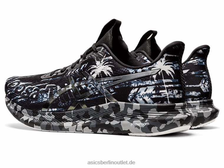noosa tri 14 BL4N1027Asics schwarz/reines Silber