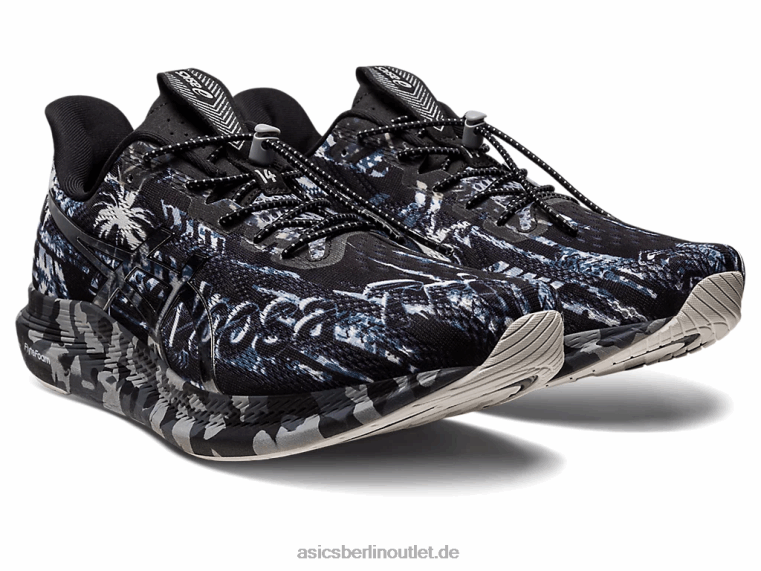 noosa tri 14 BL4N1027Asics schwarz/reines Silber