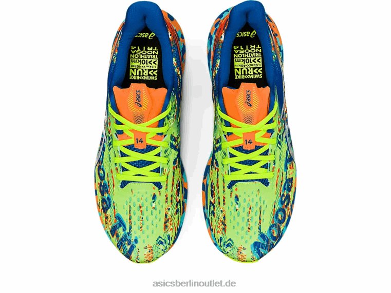 noosa tri 14 BL4N1046Asics Hazard Green/Lake Drive