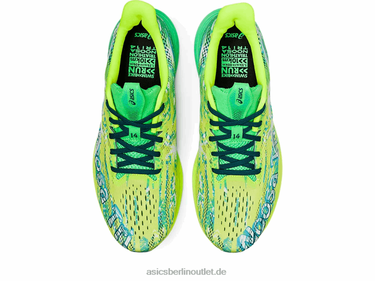 noosa tri 14 BL4N1154Asics Sicherheitsgelb/weiß