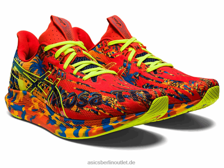 noosa tri 14 BL4N1155Asics Kirschtomate/Sicherheitsgelb