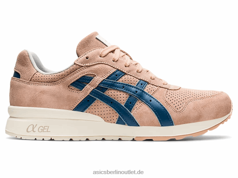 GT-II BL4N1754Asics helles Apricot/Azurblau