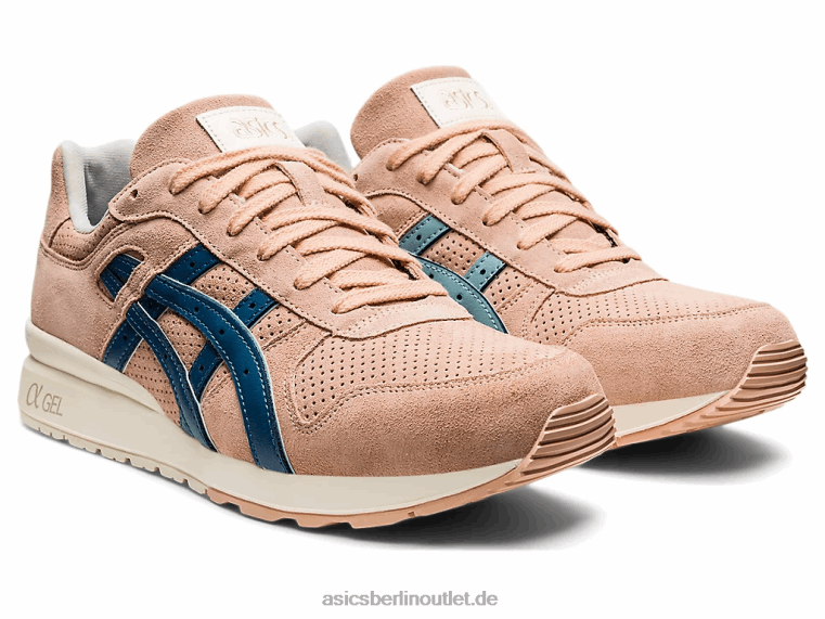 GT-II BL4N1754Asics helles Apricot/Azurblau