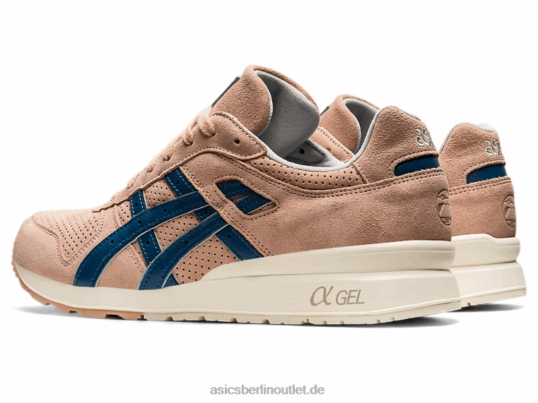GT-II BL4N1754Asics helles Apricot/Azurblau