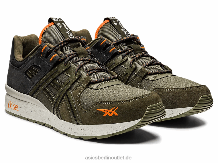 GT-II re BL4N1259Asics Olivgrüner Canvas/Habanero