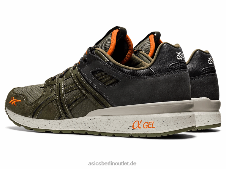 GT-II re BL4N1259Asics Olivgrüner Canvas/Habanero