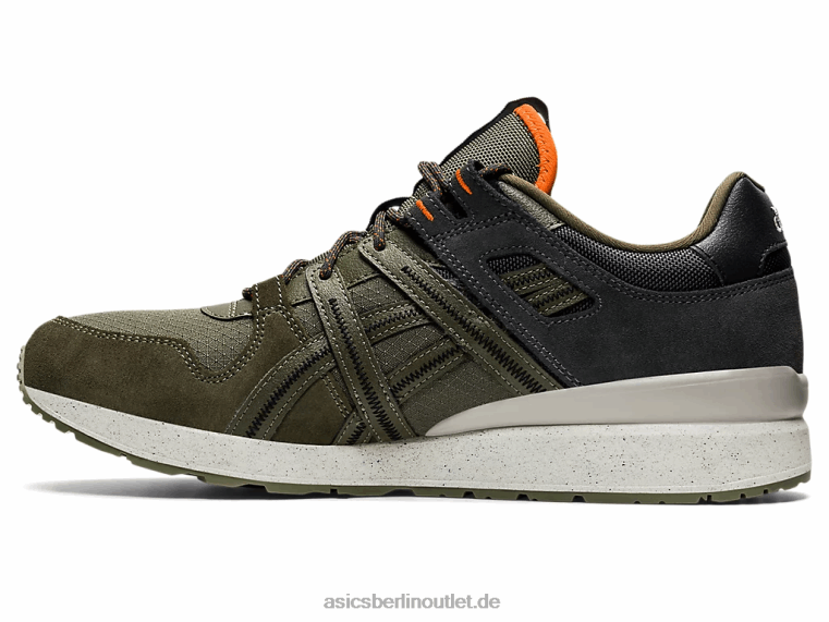 GT-II re BL4N1259Asics Olivgrüner Canvas/Habanero