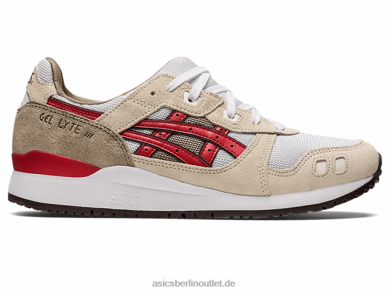 Gel-Lyte III og BL4N1094Asics Rauchgrau/Rot-Alarm