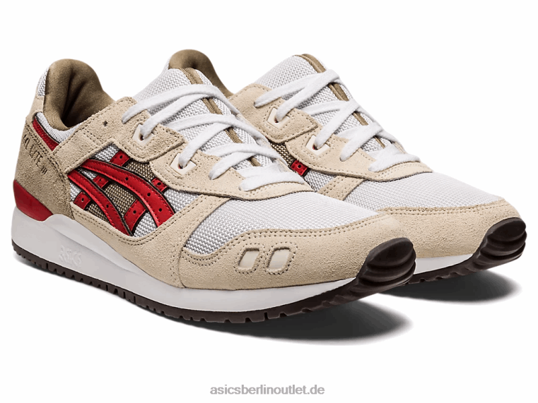 Gel-Lyte III og BL4N1094Asics Rauchgrau/Rot-Alarm