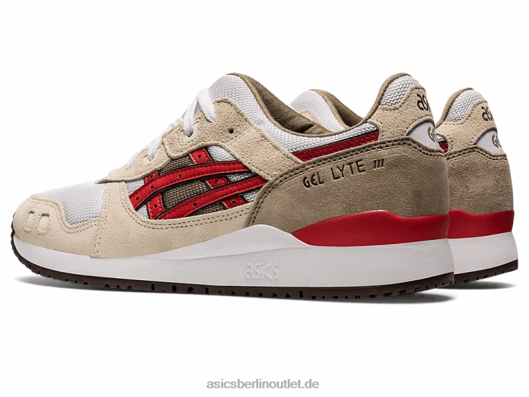 Gel-Lyte III og BL4N1094Asics Rauchgrau/Rot-Alarm