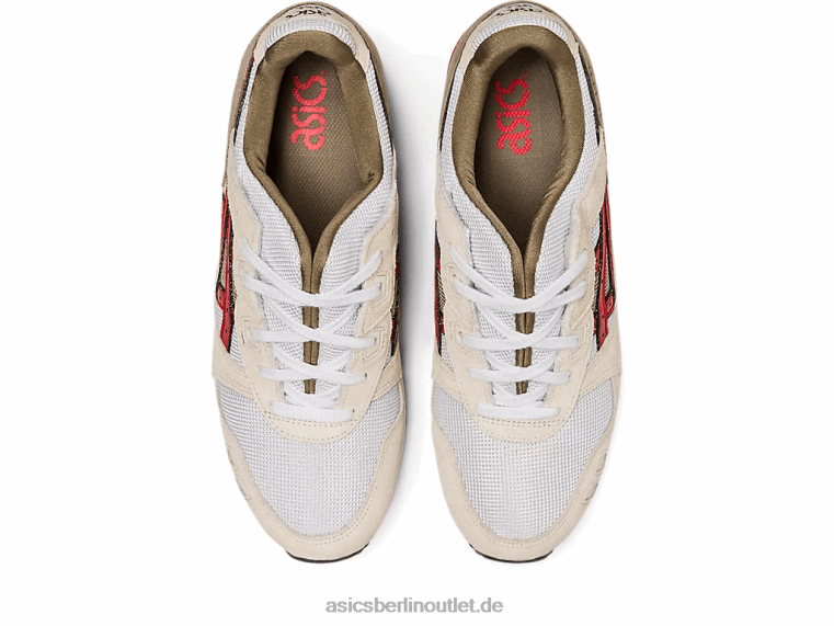Gel-Lyte III og BL4N1094Asics Rauchgrau/Rot-Alarm