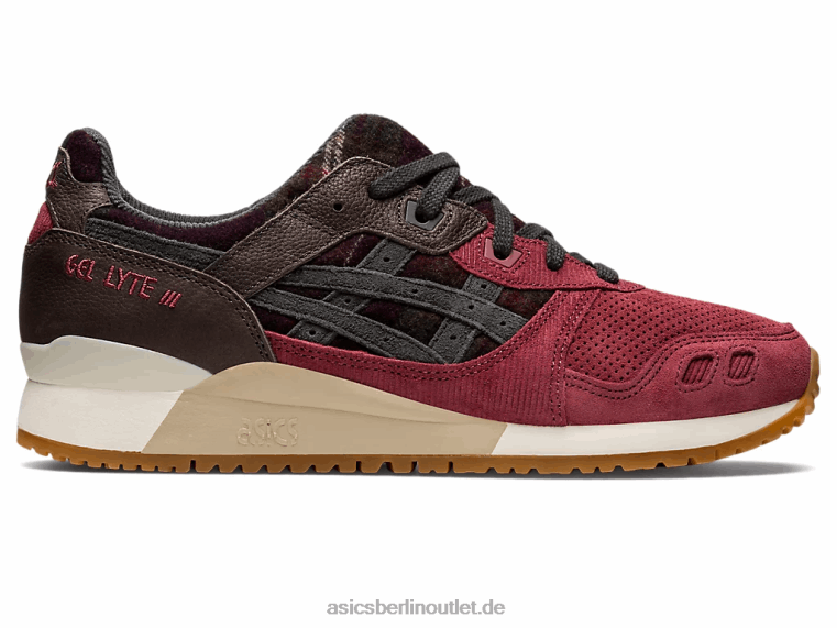 Gel-Lyte III og BL4N747Asics Brustrot/Obsidiangrau