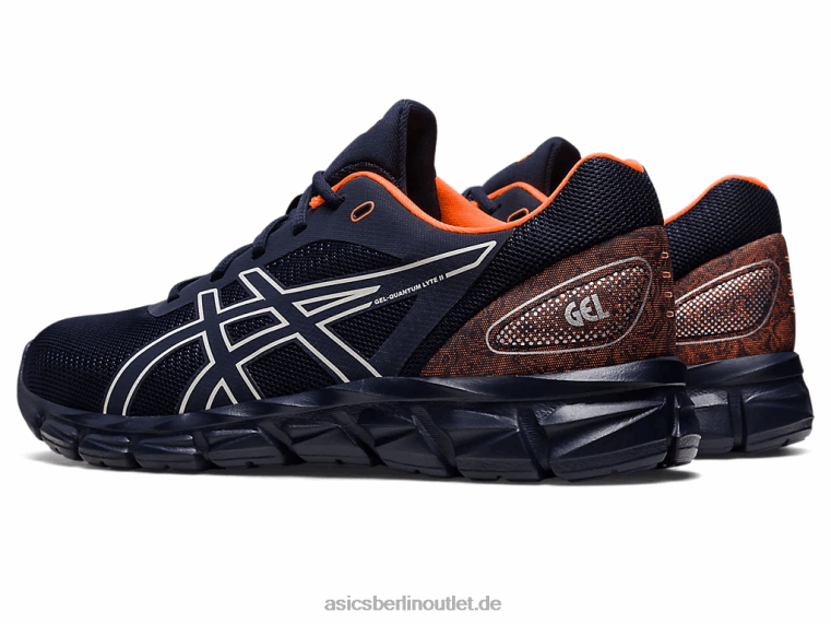 Gel-Quanten-Lyte II BL4N268Asics Mitternacht/schockierendes Orange