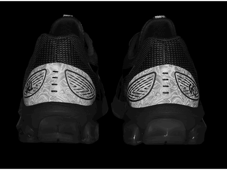 Gel-Quantum 180 vii BL4N224Asics Schwarz/Sicherheitsgelb