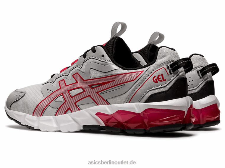 Gel-Quantum 90 BL4N672Asics Gletschergrau/klassisches Rot