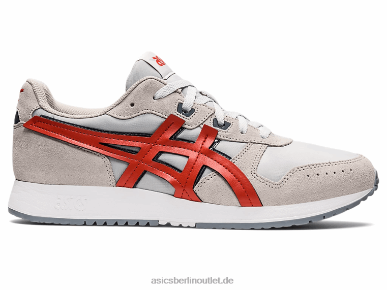 Lyte-Klassiker BL4N1335Asics gletschergrauer/roter Ton