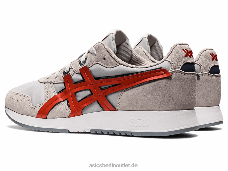 Lyte-Klassiker BL4N1335Asics gletschergrauer/roter Ton