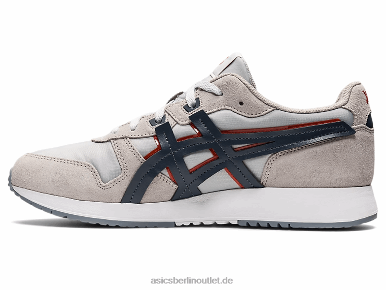 Lyte-Klassiker BL4N1335Asics gletschergrauer/roter Ton