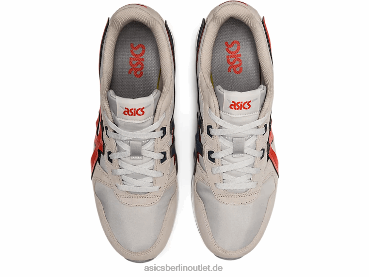 Lyte-Klassiker BL4N1335Asics gletschergrauer/roter Ton