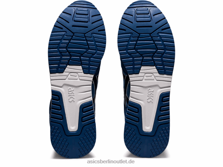 Lyte-Klassiker BL4N990Asics graue Zahnseide/französisches Blau