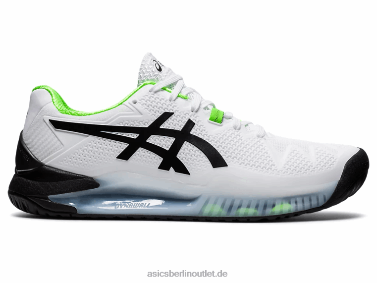 Gel-Auflösung 8 BL4N1852Asics weiß/grüner Gecko