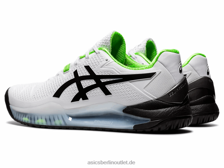 Gel-Auflösung 8 BL4N1852Asics weiß/grüner Gecko